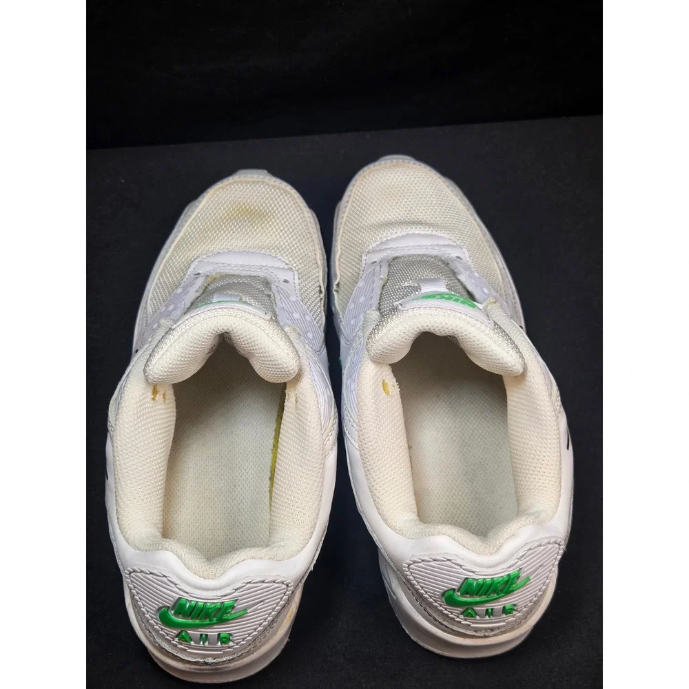 Nike Air‎ Max 90 GS White Multi Color Triple Swoosh DN3730-100 Kids Size 3.5Y